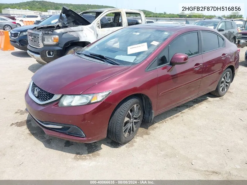 2HGFB2F87DH516856 2013 Honda Civic Ex