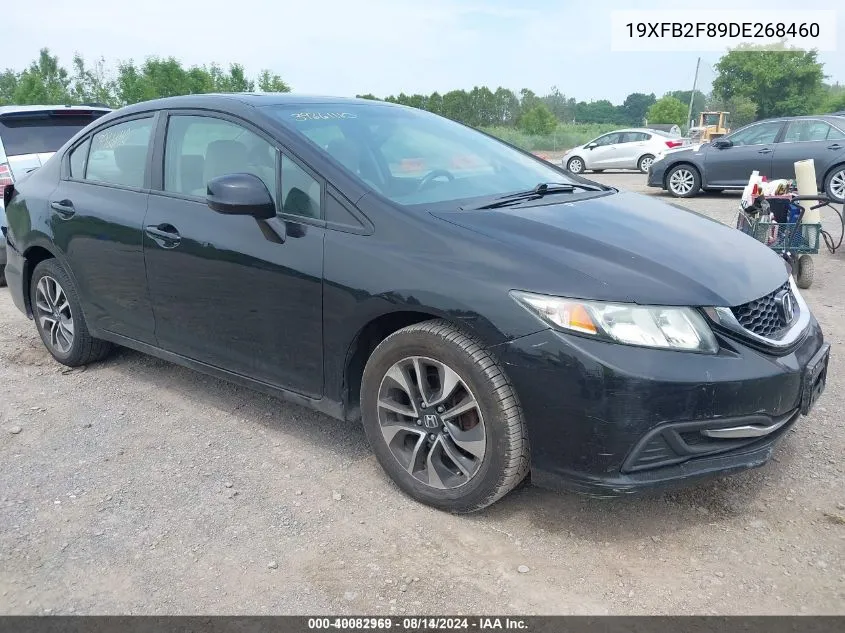 2013 Honda Civic Ex VIN: 19XFB2F89DE268460 Lot: 40082969