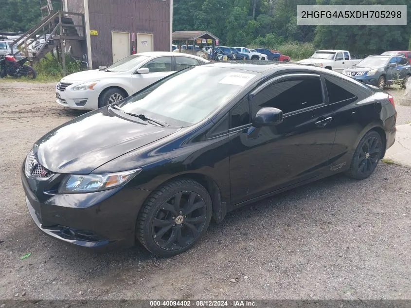 2013 Honda Civic Si VIN: 2HGFG4A5XDH705298 Lot: 40094402