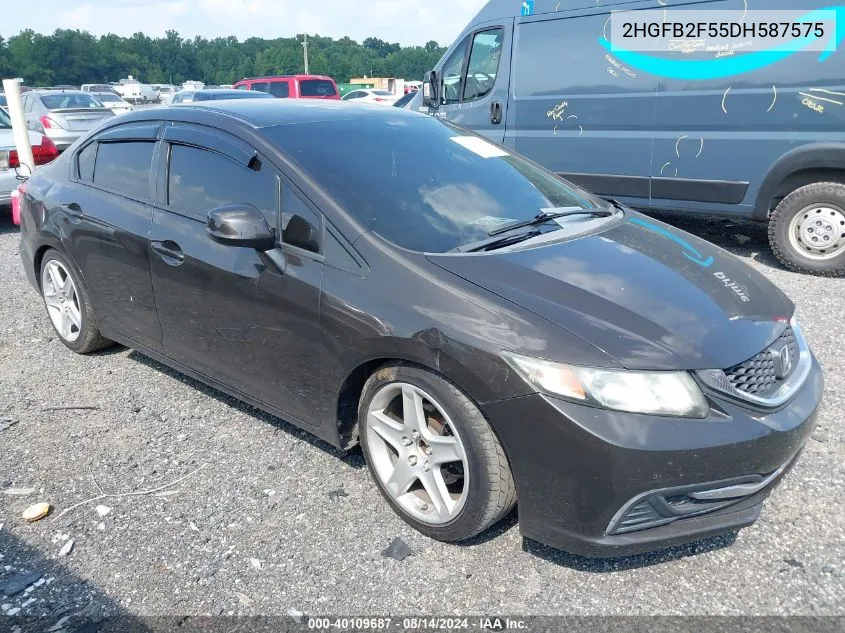 2HGFB2F55DH587575 2013 Honda Civic Lx