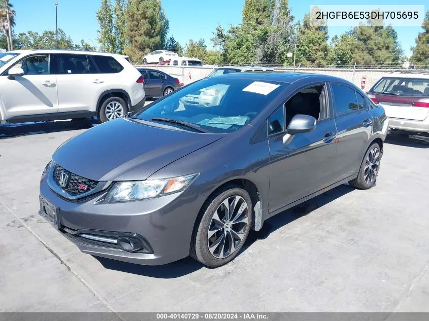 2HGFB6E53DH705695 2013 Honda Civic Si