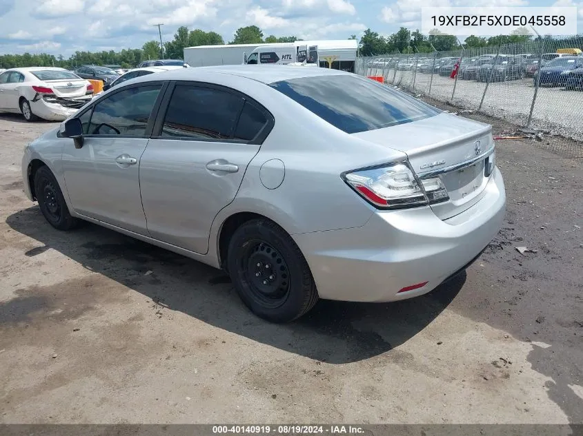 19XFB2F5XDE045558 2013 Honda Civic Lx