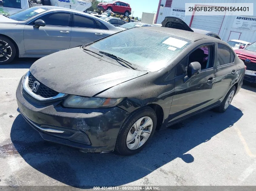 2HGFB2F50DH564401 2013 Honda Civic Lx