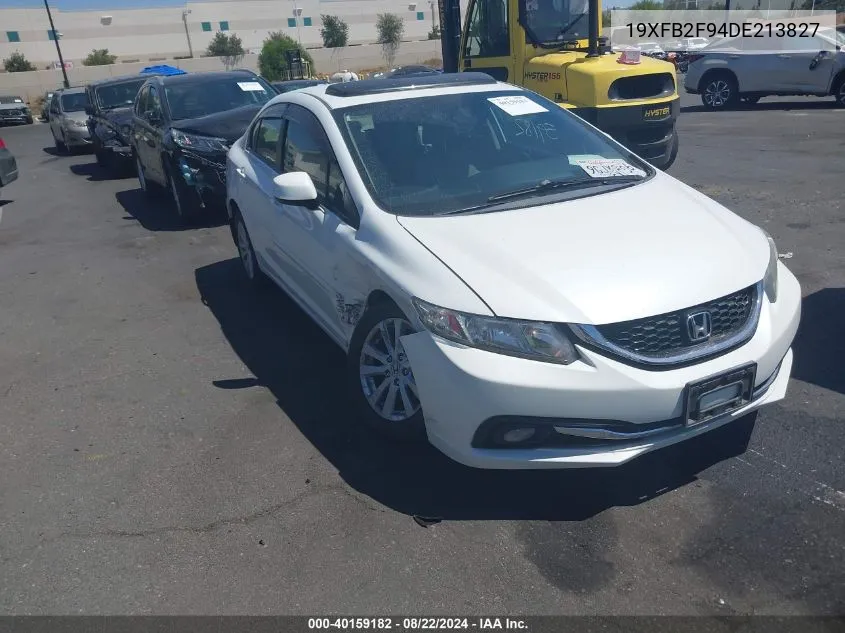 19XFB2F94DE213827 2013 Honda Civic Ex-L