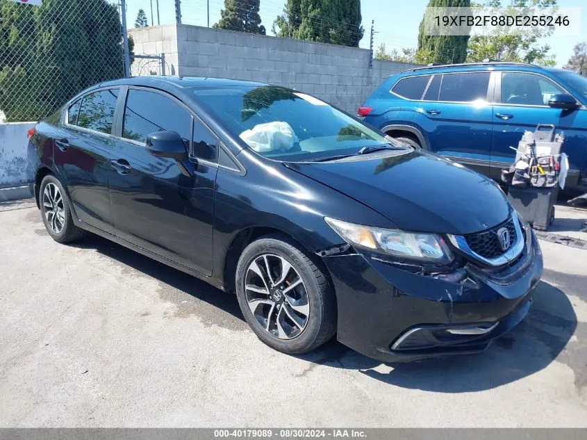 2013 Honda Civic Ex VIN: 19XFB2F88DE255246 Lot: 40179089