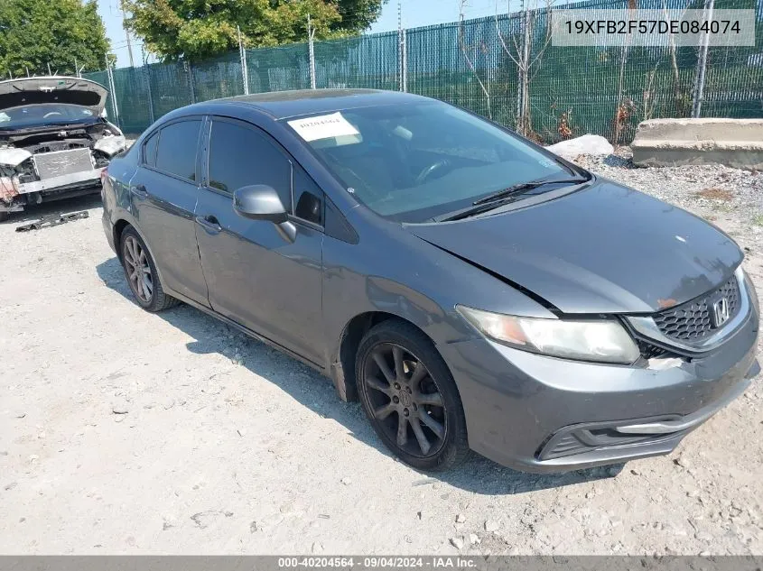 2013 Honda Civic Lx VIN: 19XFB2F57DE084074 Lot: 40204564