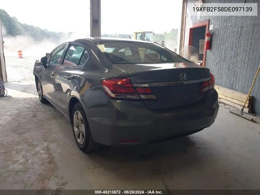 19XFB2F58DE097139 2013 Honda Civic Lx