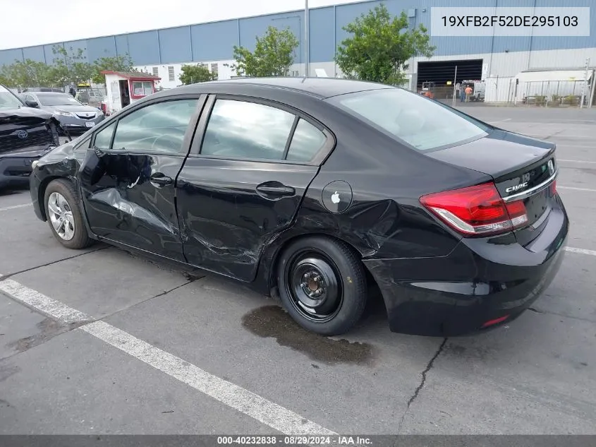 19XFB2F52DE295103 2013 Honda Civic Lx