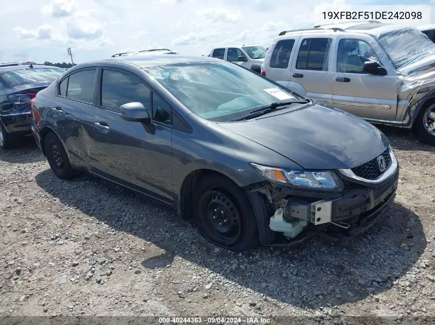 19XFB2F51DE242098 2013 Honda Civic Lx