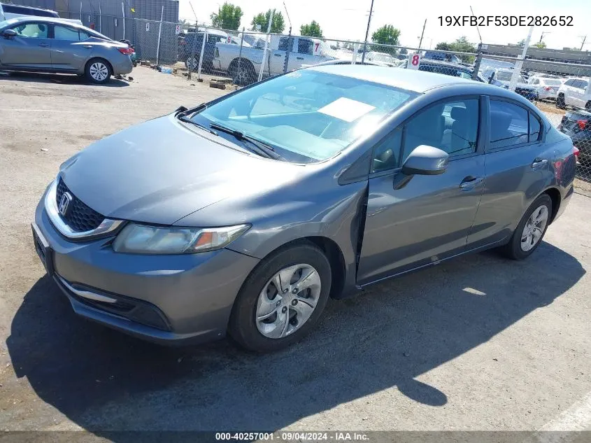 19XFB2F53DE282652 2013 Honda Civic Lx