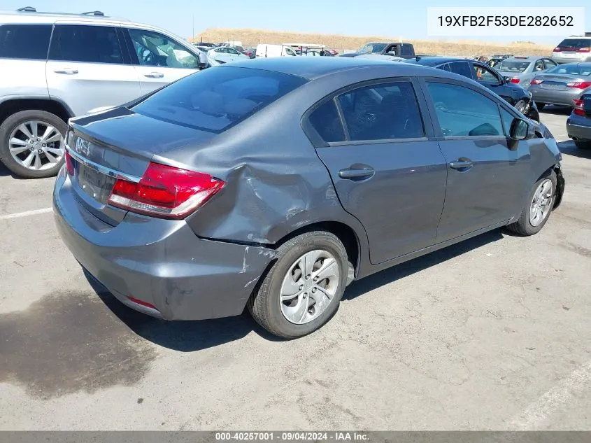 19XFB2F53DE282652 2013 Honda Civic Lx