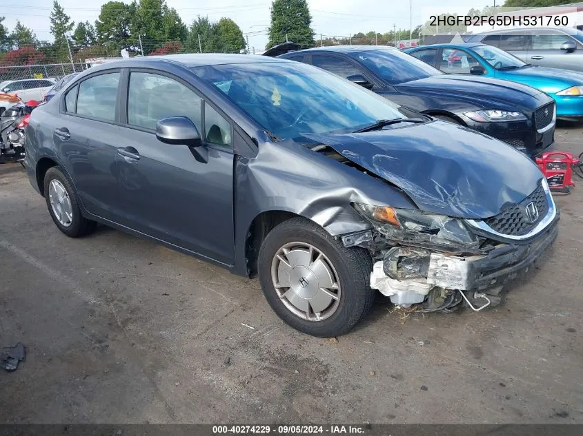 2HGFB2F65DH531760 2013 Honda Civic Hf