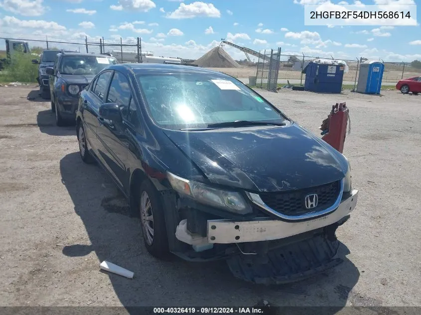 2HGFB2F54DH568614 2013 Honda Civic Lx