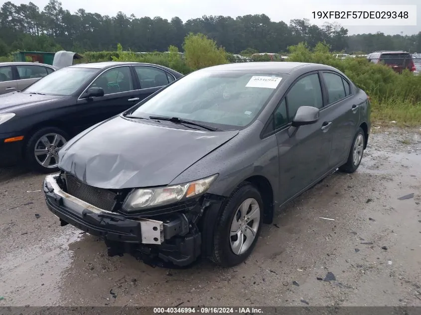 19XFB2F57DE029348 2013 Honda Civic Lx