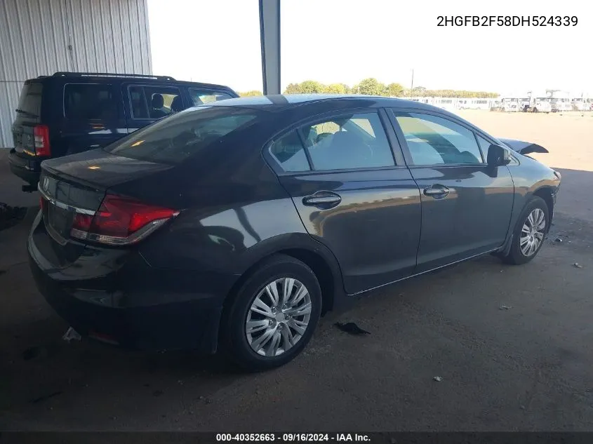 2HGFB2F58DH524339 2013 Honda Civic Lx