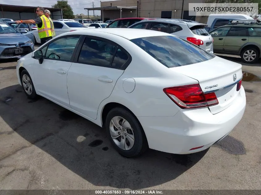 2013 Honda Civic Lx VIN: 19XFB2F5XDE280557 Lot: 40357653