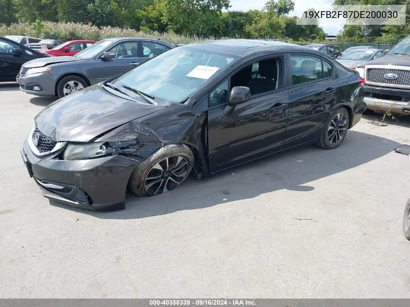 19XFB2F87DE200030 2013 Honda Civic Ex