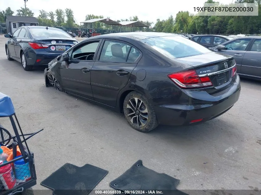 19XFB2F87DE200030 2013 Honda Civic Ex