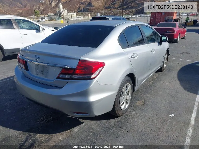 19XFB2F59DE238140 2013 Honda Civic Lx