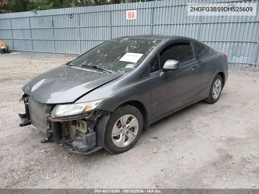 2HGFG3B59DH525609 2013 Honda Civic Lx