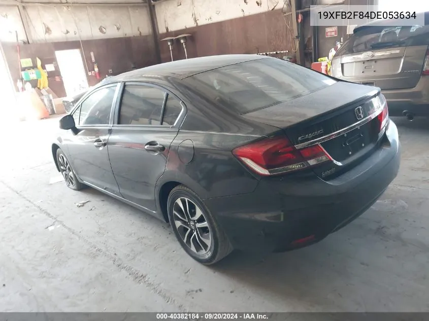 2013 Honda Civic Ex VIN: 19XFB2F84DE053634 Lot: 40382184