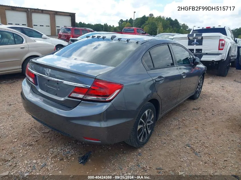 2HGFB2F99DH515717 2013 Honda Civic Ex-L