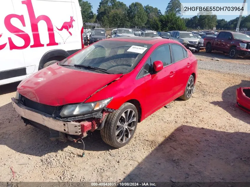 2HGFB6E55DH703964 2013 Honda Civic Si