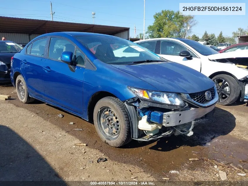 2HGFB2F50DH561224 2013 Honda Civic Lx