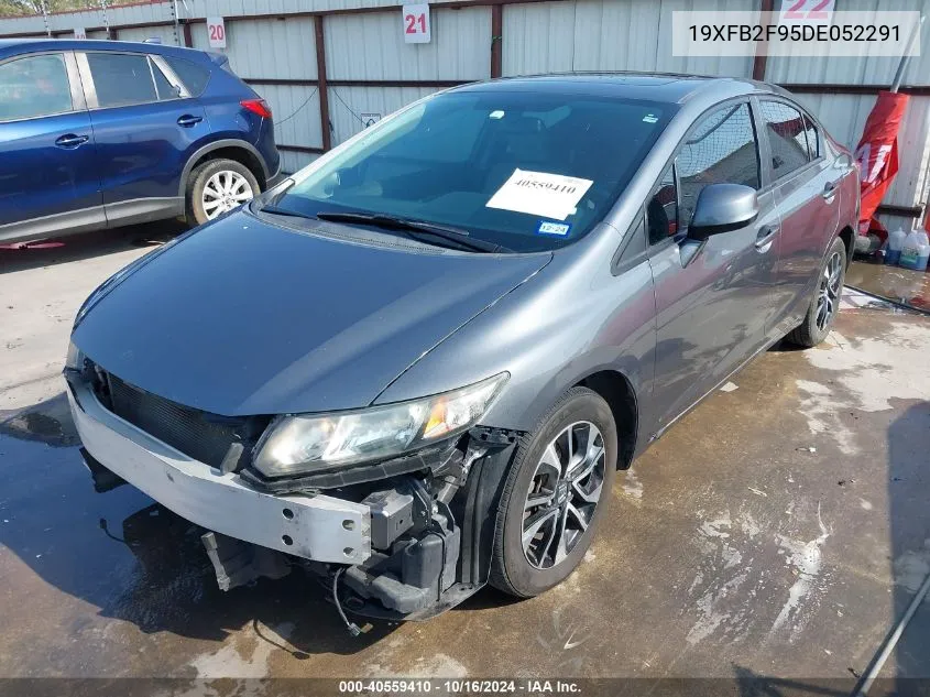 2013 Honda Civic Ex-L VIN: 19XFB2F95DE052291 Lot: 40559410