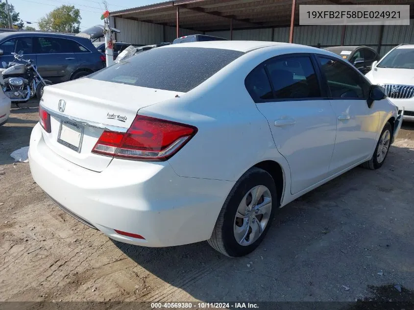 19XFB2F58DE024921 2013 Honda Civic Lx