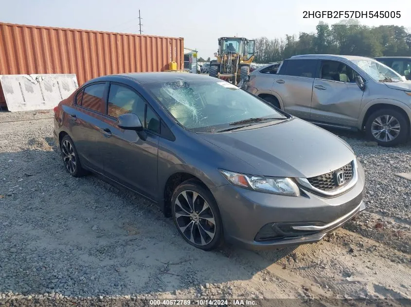 2HGFB2F57DH545005 2013 Honda Civic Lx