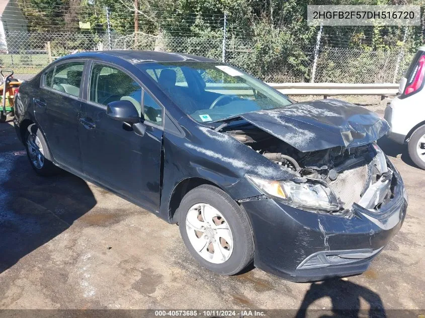 2HGFB2F57DH516720 2013 Honda Civic Lx