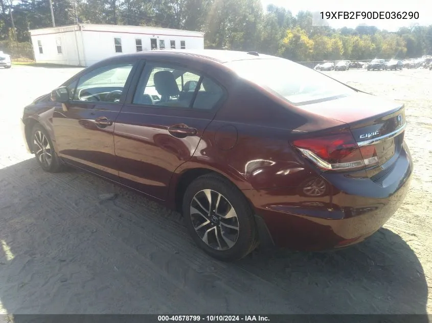 19XFB2F90DE036290 2013 Honda Civic Ex-L