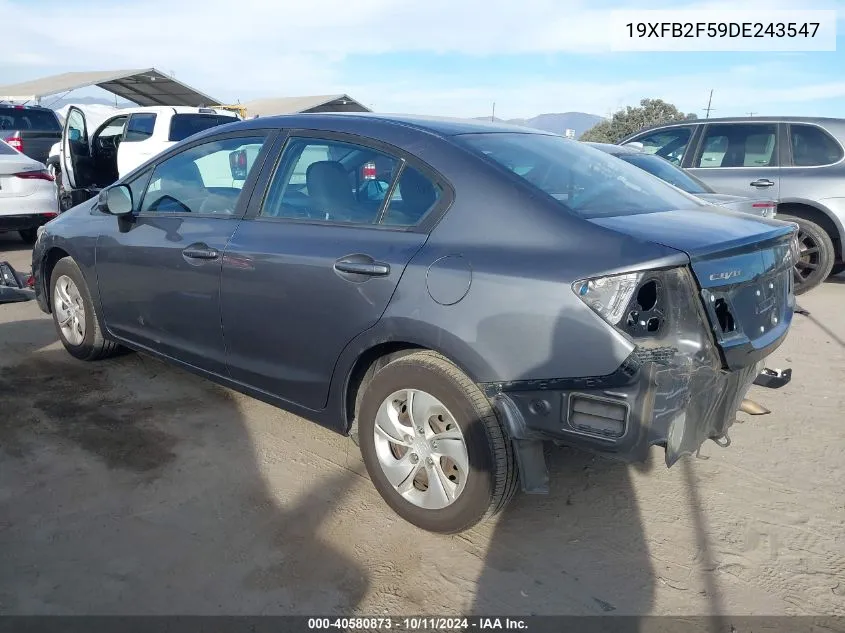 19XFB2F59DE243547 2013 Honda Civic Lx