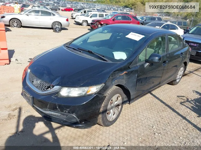 2013 Honda Civic Lx VIN: 19XFB2F59DE068684 Lot: 40582301