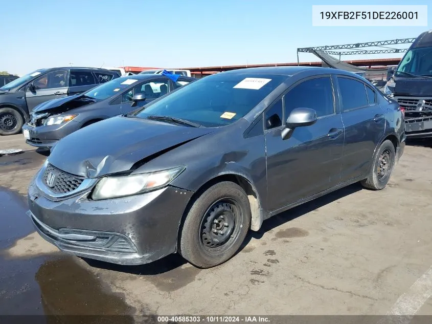 19XFB2F51DE226001 2013 Honda Civic Lx