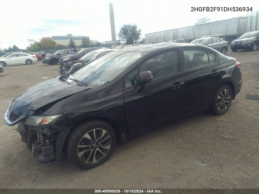 2HGFB2F91DH536934 2013 Honda Civic Ex-L