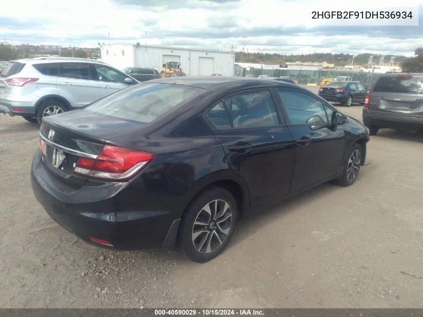 2HGFB2F91DH536934 2013 Honda Civic Ex-L