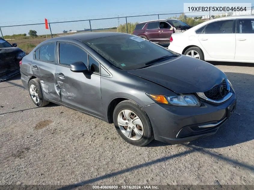 2013 Honda Civic Lx VIN: 19XFB2F5XDE046564 Lot: 40606800