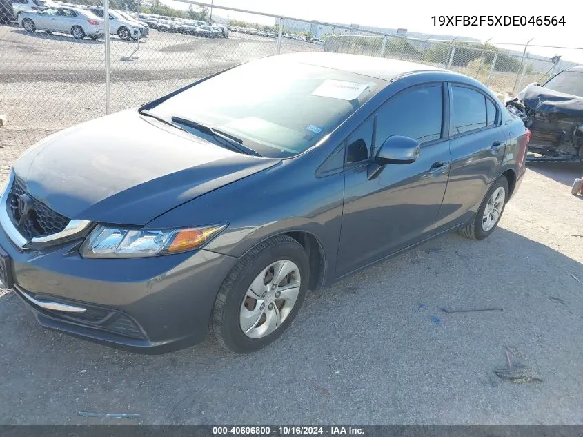 2013 Honda Civic Lx VIN: 19XFB2F5XDE046564 Lot: 40606800