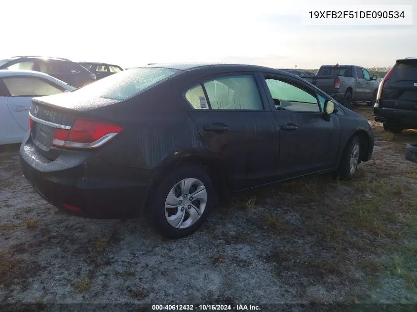 19XFB2F51DE090534 2013 Honda Civic Lx