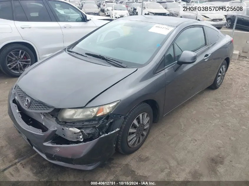 2HGFG3B57DH525608 2013 Honda Civic Lx