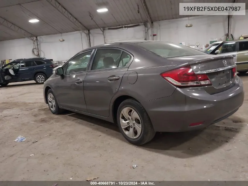 19XFB2F5XDE047987 2013 Honda Civic Lx