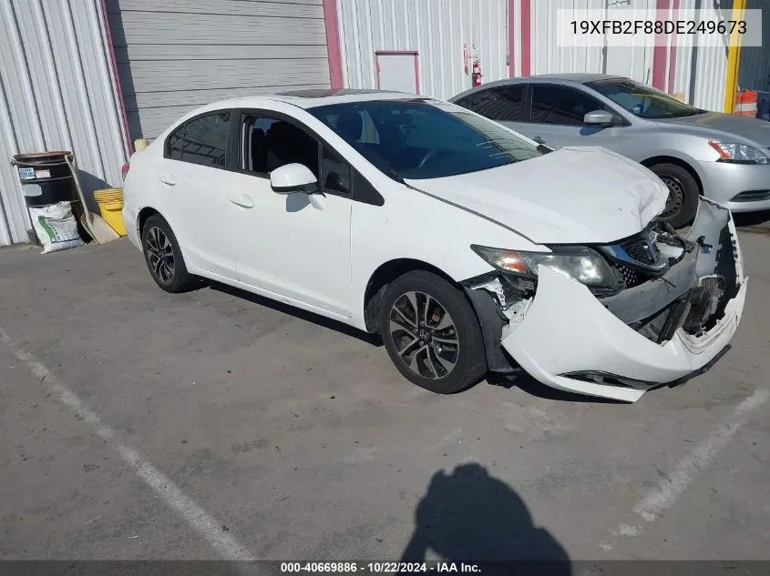 2013 Honda Civic Ex VIN: 19XFB2F88DE249673 Lot: 40669886