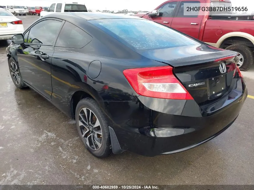 2013 Honda Civic Ex VIN: 2HGFG3B87DH519656 Lot: 40682959