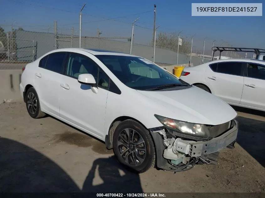 19XFB2F81DE241527 2013 Honda Civic Ex