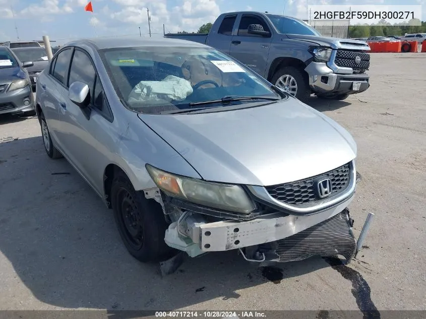 2HGFB2F59DH300271 2013 Honda Civic Lx