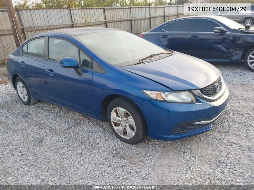 19XFB2F54DE004729 2013 Honda Civic Lx