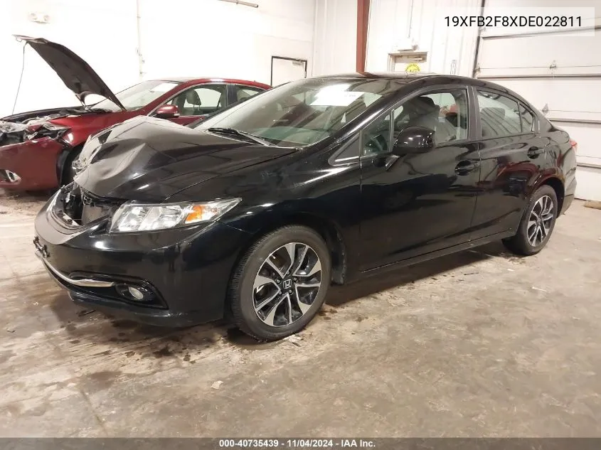 19XFB2F8XDE022811 2013 Honda Civic Ex