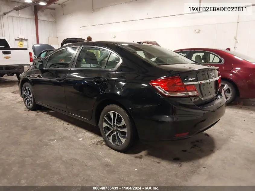 19XFB2F8XDE022811 2013 Honda Civic Ex